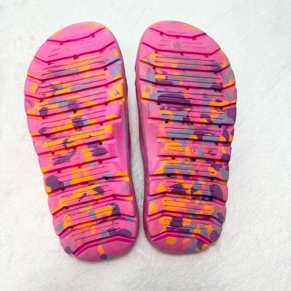 Skecher  Multicolor Hogan-Color Splashed  Slide Sandal Girl Size‎ 13